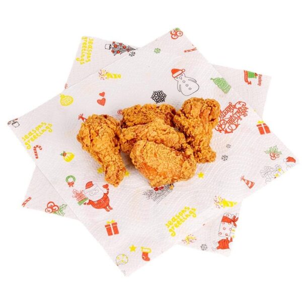 Printed customizable kitchen tissues